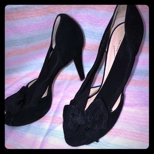 Kate Spade Bow Heels - worn